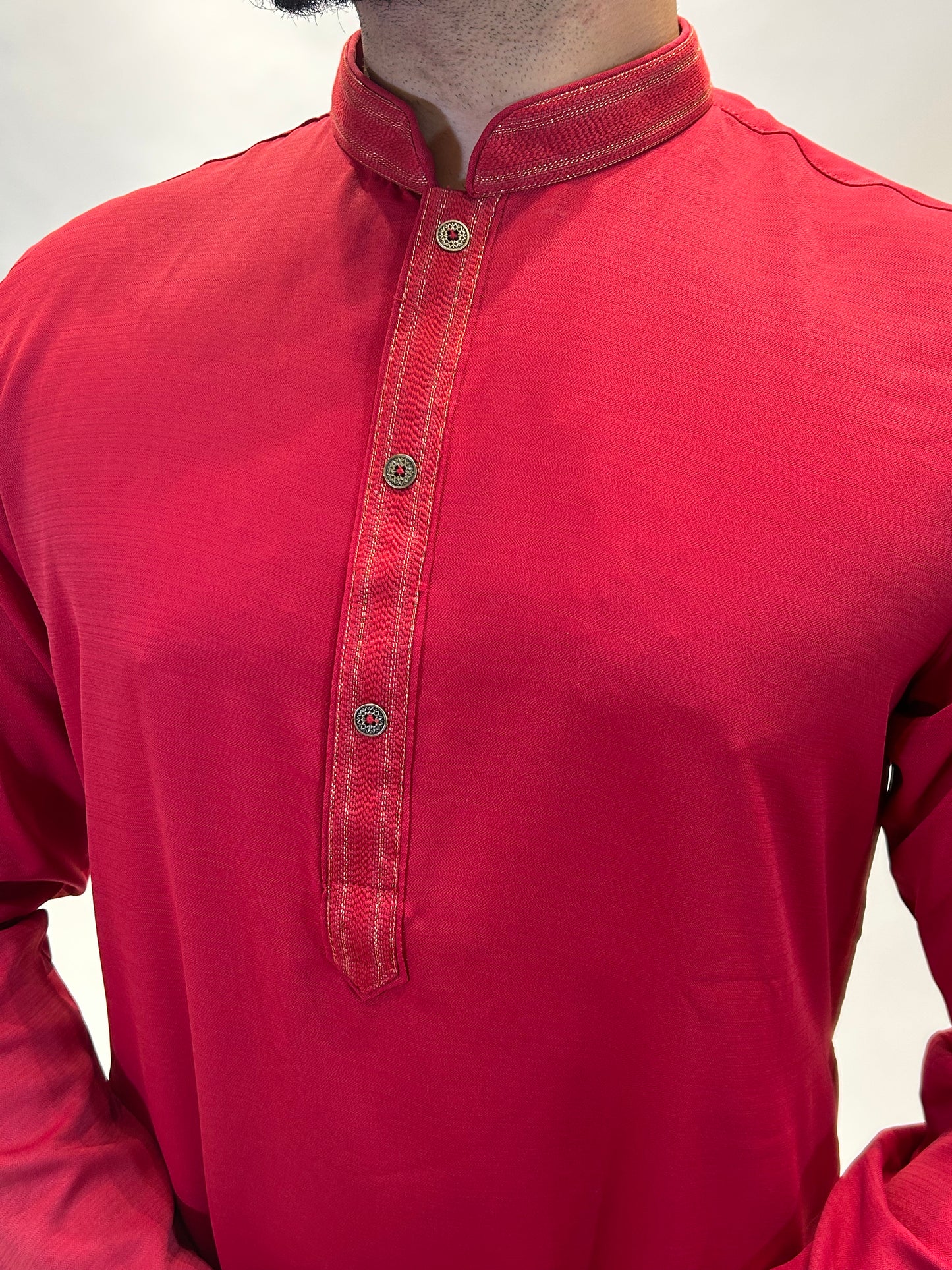 Classic Red Kurta Set