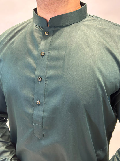 Green Kurta Shalwar Set