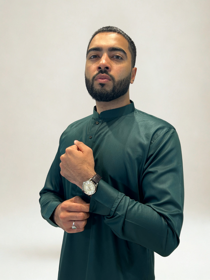 Green Kurta Shalwar Set