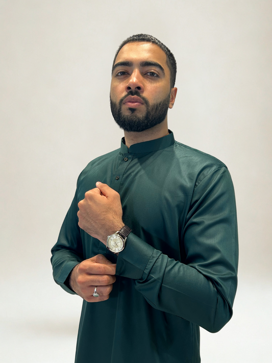 Green Kurta Shalwar Set