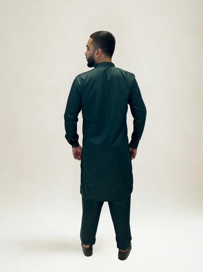 Green Kurta Shalwar Set